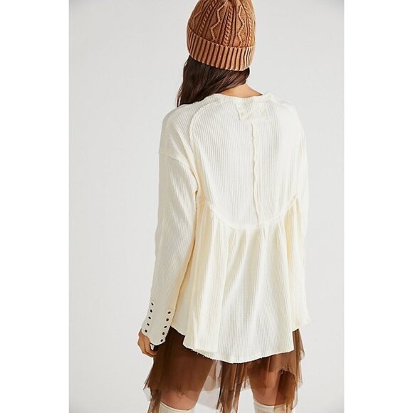 Free People We The Free Oh My Babydoll Thermal NEW - Picture 3 of 3